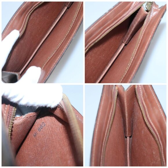 LOUIS VUITTON Monogram Pochette Homme Clutch Bag M51795 LV Auth 124453 - Picture 15 of 16